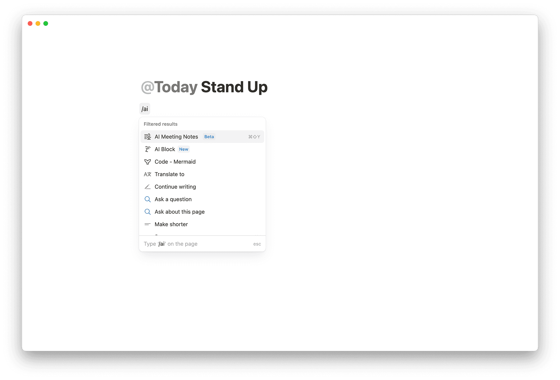 도움말 센터: AI 노트