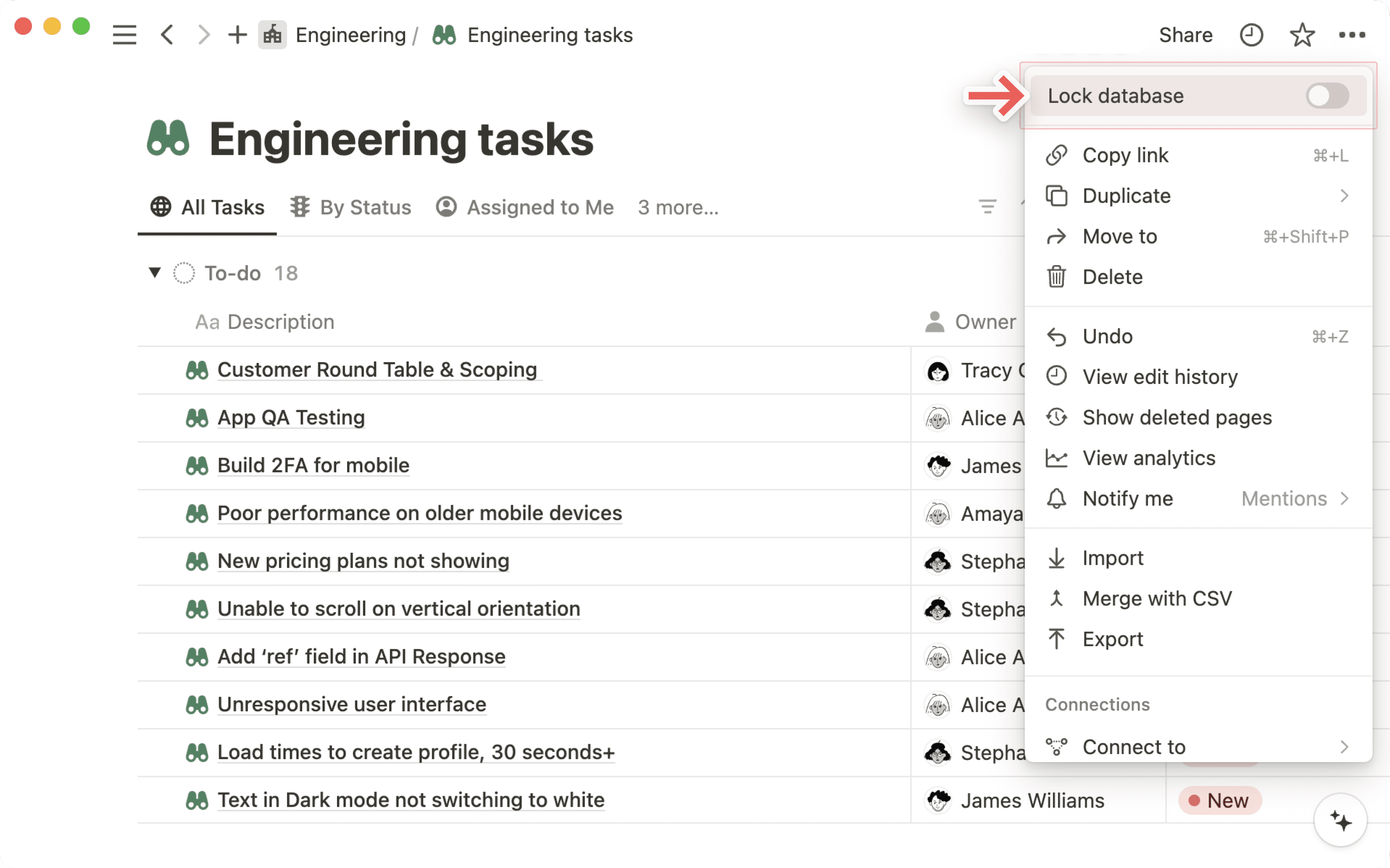 데이터베이스 잠금